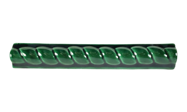 DARK GREEN ROPE TRIM (HM) - 1"x8"